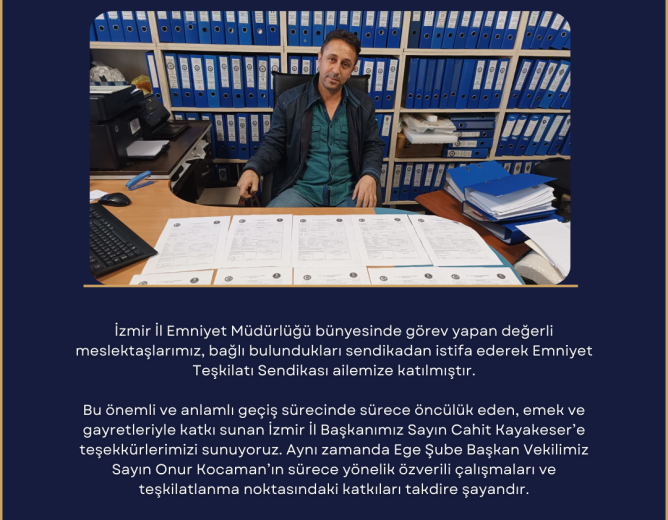 İzmir Emniyet Personelinden Doğru Tercih!