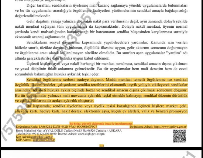 ÖNEMLİ BİLGİLENDİRME