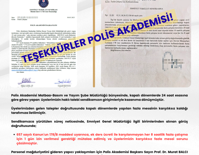 TALEBİMİZ KAZANIMA DÖNÜŞTÜ!