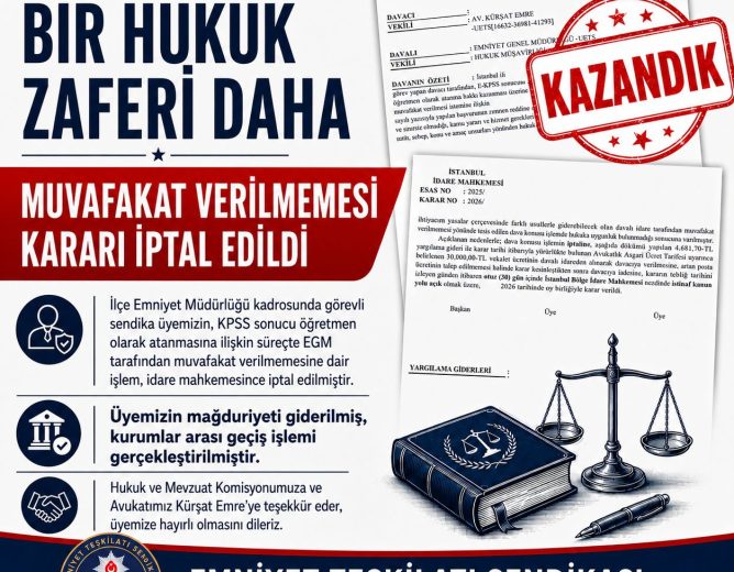 BİR HUKUK ZAFERİ DAHA