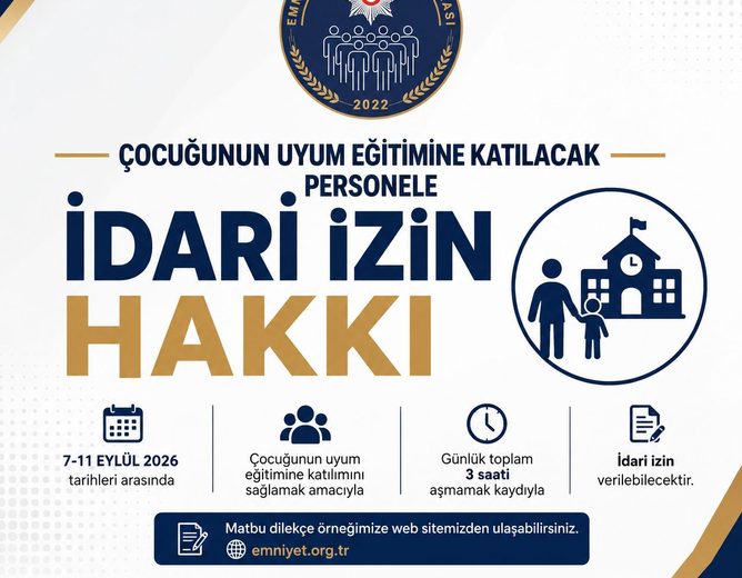 UYUM EĞİTİMİNE KATILACAK PERSONELE İDARİ İZİN HAKKI İÇİN DİLEKÇE ÖRNEĞİNİ HAZIRLADIK