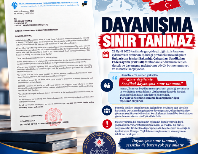 DAYANIŞMA SINIR TANIMAZ